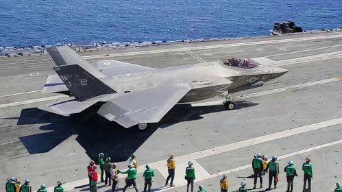 航母弹射起飞视频,震撼瞬间，揭秘现代海军力量